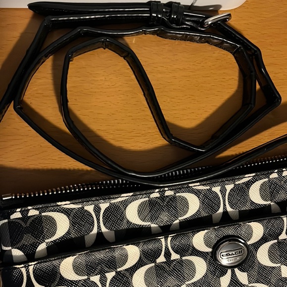 Coach Peyton Dream C Swing-pack Crossbody Bag Handbag patent leather strap - Picture 2 of 9